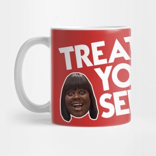 TREAT YO SELF! Parks and Rec Fan Design Mug